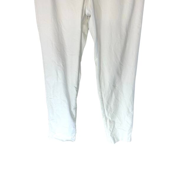 J.Jill White Office Wearever Collection Refined Woven Trouser Pants Size 10 Tall - Picture 6 of 11